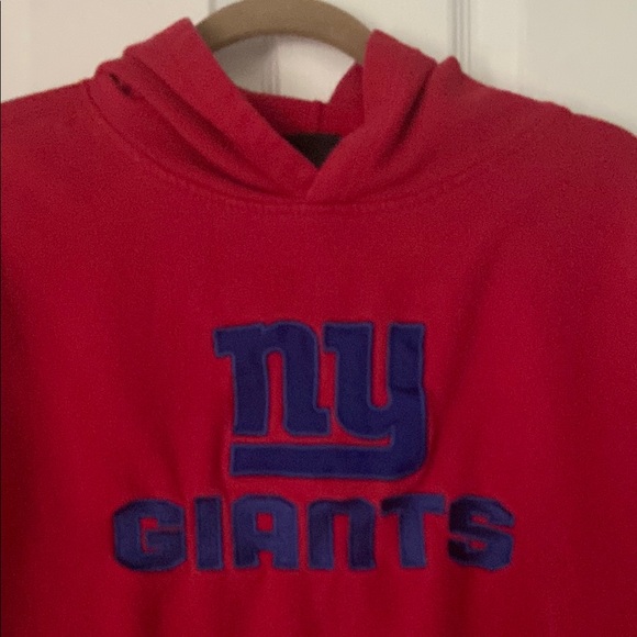 Reebok Giants Red Hoodie Sweatshirt - Picture 8 of 12